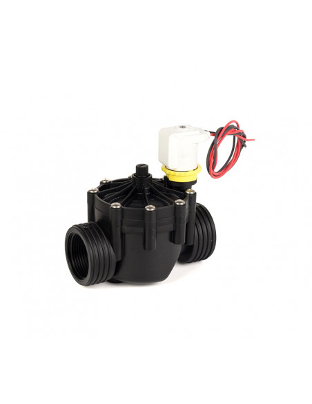 Electroválvula baja presión para riego por goteo con solenoide 9V tipo LACHT